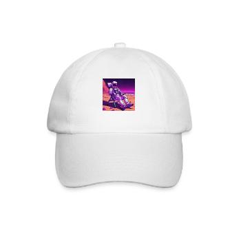 Astronaut on Mars - Baseball Cap - white/white - Front