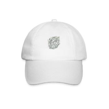 Aerial Maneuvers - Baseball Cap - white/white - Front