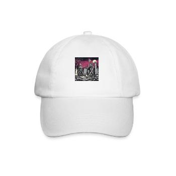 Skeleton Friends - Baseball Cap - white/white - Front