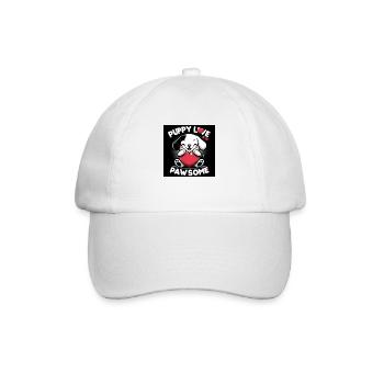 Pure puppy love - Baseball Cap - white/white - Front