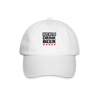 Beer - Baseball Cap - white/white - Front