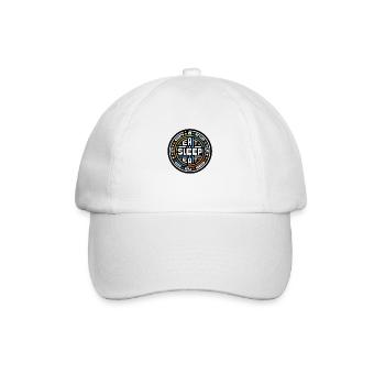 Eat Sleep Eat - Baseball Cap - white/white - Front