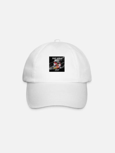 Bad Girls Die Young - Baseballkappe - Weiß/Weiß