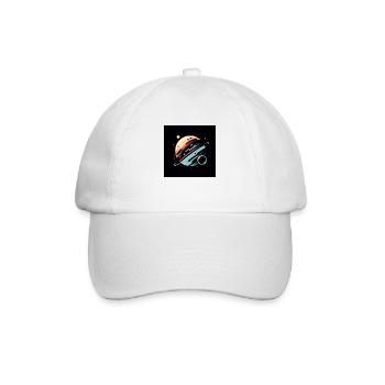 Élégance cosmique - Casquette classique - blanc/blanc - Devant
