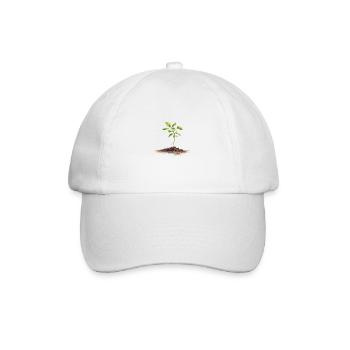 Spring Sprout - Baseball Cap - white/white - Front