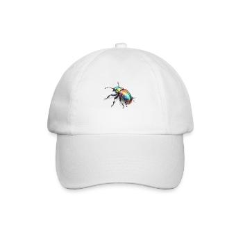 Rainbow Bug - Baseball Cap - white/white - Front