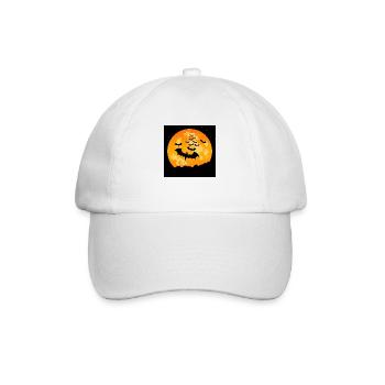 Halloween bats - Baseball Cap - white/white - Front