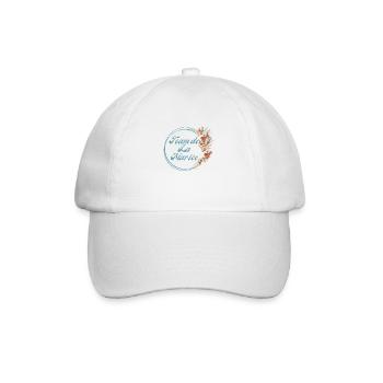 The Rustic Flower Bride Team - Matching tshirt - Baseball Cap - white/white - Front