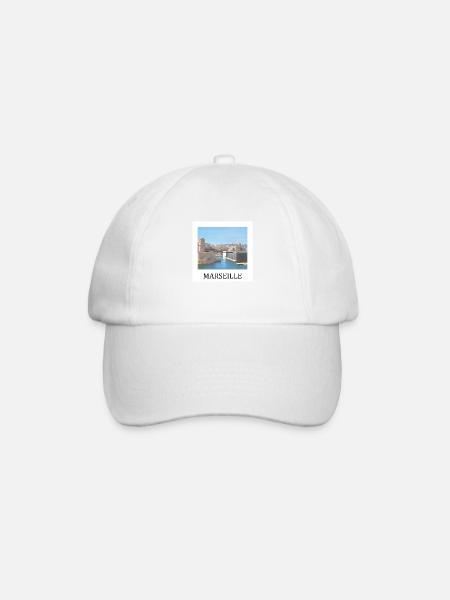 Marseille - Casquette classique - blanc/blanc