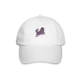 Newfoundland Wave of Joy - purple - Baseball Cap - white/white - Front
