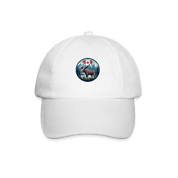 Kanada 6 - Baseballkappe - Weiß/Weiß - Vorne