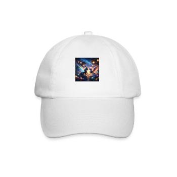 mystical creatures - Baseball Cap - white/white - Front