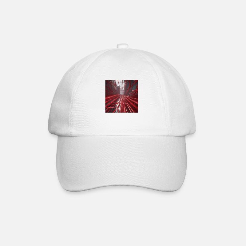 Fils rouges - Casquette classique - blanc/blanc