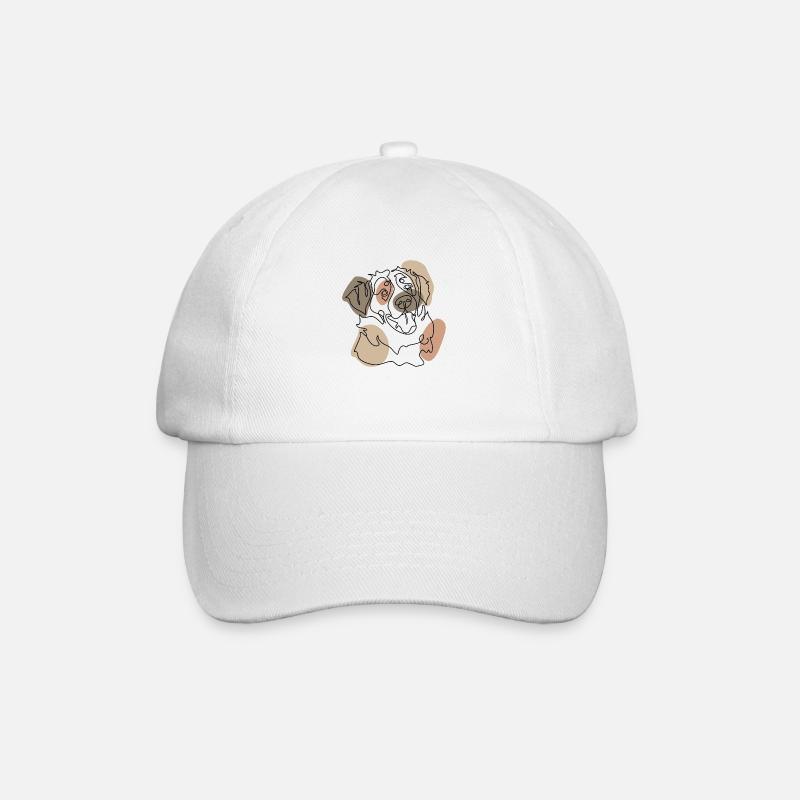 BERNOIS - Casquette classique - blanc/blanc