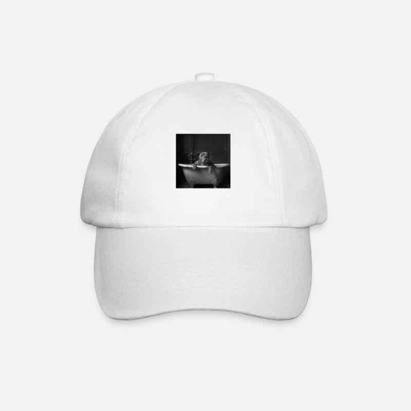 Pitbull - Baseball Cap - white/white