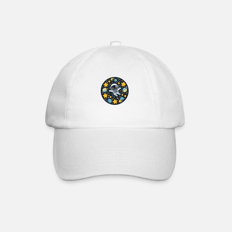 Enfant astronaute dans l’espace - Casquette classique - blanc/blanc