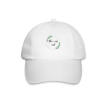 Nerv mich nicht - Baseballkappe - Weiß/Weiß - Vorne
