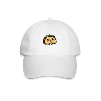 Mignon Kawaii Chibi Tacos 1 - Casquette classique - blanc/blanc - Devant