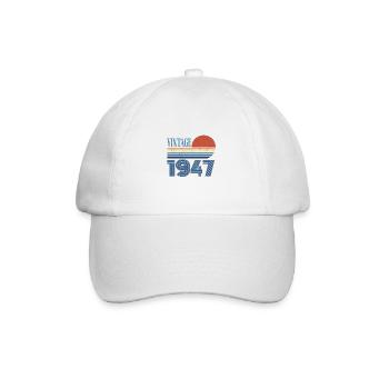 Vintage 1947 - Baseball Cap - white/white - Front