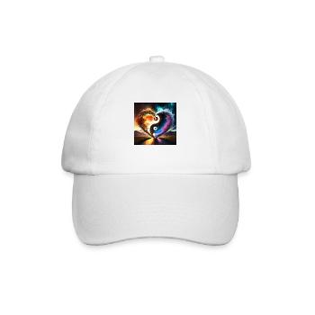 Firefly love ying yang - Baseball Cap - white/white - Front