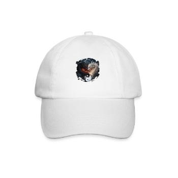 Dragon3 - Baseball Cap - white/white - Front