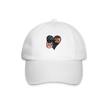 Chatons - Casquette classique - blanc/blanc - Devant