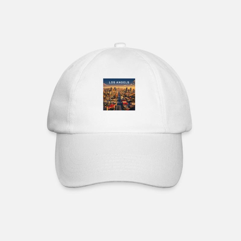 Los Angeles - Baseballkappe - Weiß/Weiß