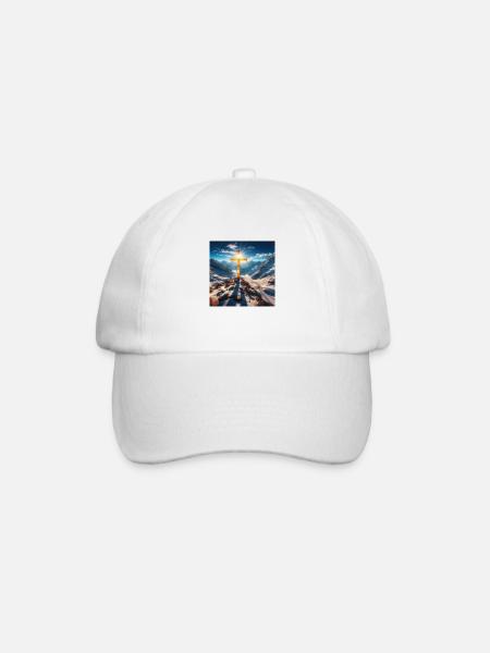Walk Daily - Baseball Cap - white/white