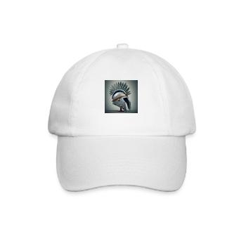 Spartan Helmet - Baseball Cap - white/white - Front