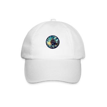 Viking nordique en mer - Casquette classique - blanc/blanc - Devant