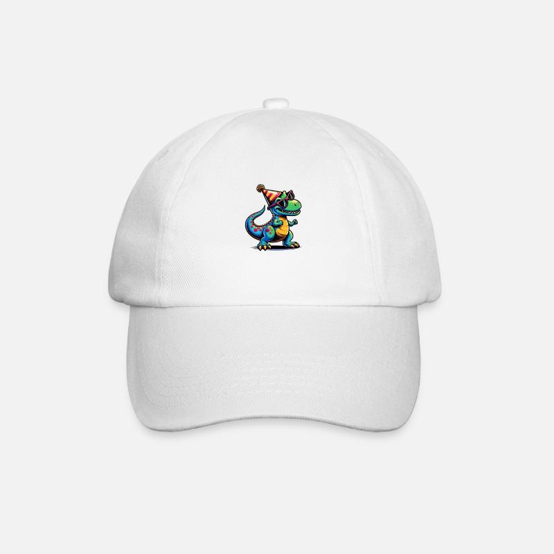 Dino de fête - Casquette classique - blanc/blanc