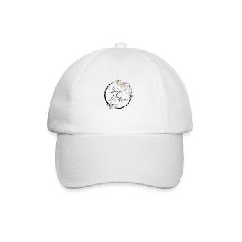 Team de La mariée floral violet-idée cadeau Evjf - Casquette classique - blanc/blanc - Devant