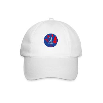 Paca paradis de la glisse 13 wind wing kite sup - Casquette classique - blanc/blanc - Devant