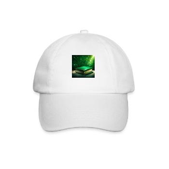 Luminated Emerald Book - Baseball Cap - white/white - Front