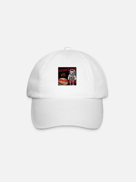 kässpätzle spacekätzle - Baseballkappe - Weiß/Weiß
