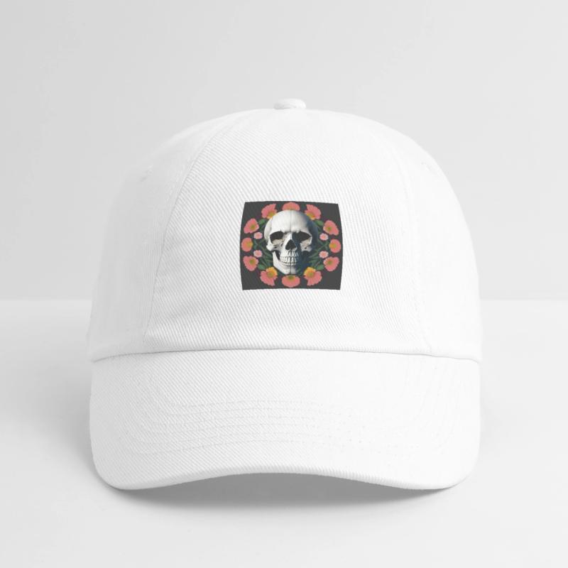 Flower-Skull Baseballkappe
