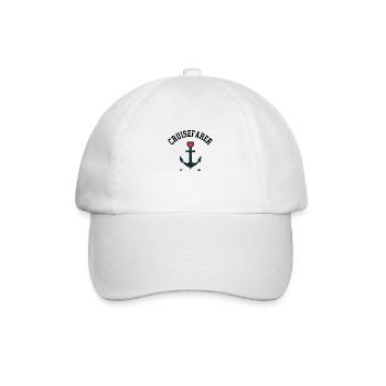 Ancre de croisière CRUISEFARER BASIC 2024 - Casquette classique - blanc/blanc - Devant
