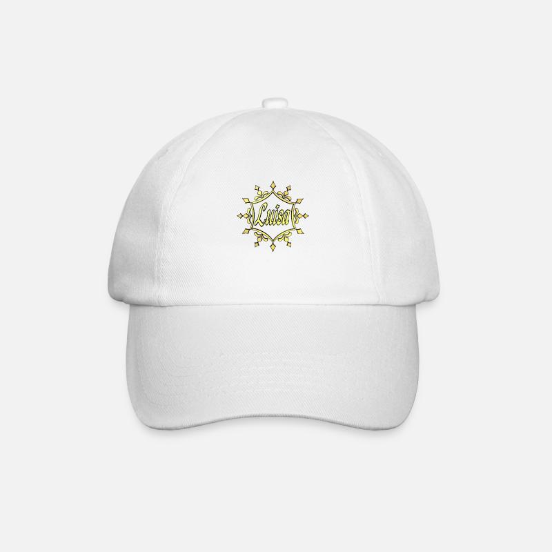 luisa2 - Baseball Cap - white/white
