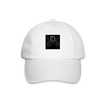 Cyborg avec des griffes et des yeux rouges sur HG foncé - Casquette classique - blanc/blanc - Devant