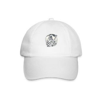 Messager de la mort - Casquette classique - blanc/blanc - Devant