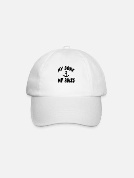 Boot - Baseballcap - wit/wit