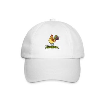 Hahn - Baseballkappe - Weiß/Weiß - Vorne