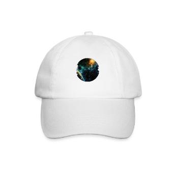 Das Universum ist Faszination und Inspiration - Baseballkappe - Weiß/Weiß - Vorne