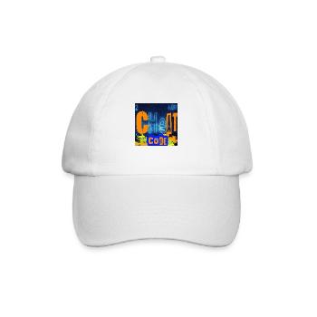 CHEATCODE CHEMISTRY - Baseball Cap - white/white - Front