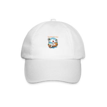 Voyageuse du Canapé - Casquette classique - blanc/blanc - Devant