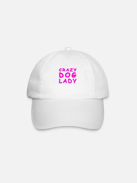 Hunde - Baseballkappe - Weiß/Weiß