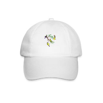 Oiseaux23 - Casquette classique - blanc/blanc - Devant