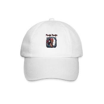 Headphones / Audio / Music / Sound / Studio / Cool - Baseball Cap - white/white - Front