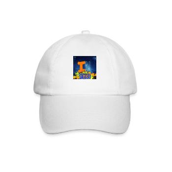 "IN YOUR FACE" chemistry design - Baseball Cap - white/white - Front