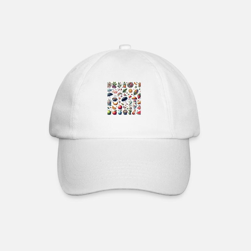 Weather - Baseball Cap - white/white
